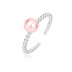 925 Sterling Silver Hip-hop Pearl Toe Ring 70400027