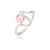 925 Sterling Silver Waved Pearl Toe Ring 70400028
