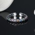 925 Sterling Silver Vintage CZ Toe Rings 70400029