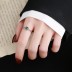 925 Sterling Silver Chain Green Zirconia Toe Rings 70400030