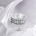 Luxury Geometric Zirconia Open Rings 70400039