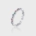 Rainbow Bubble Zirconia Open Rings 70400046