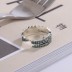 Silver Zirconia Crocodile Open Rings 70400055