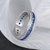 Wide Sapphire Zirconia Open Rings 70400065