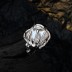 Baroque Geometric Pearl Open Rings 70400070