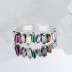 Irregular Rainbow Zirconia Open Rings 70400071