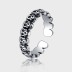Vintage Gothic Punk Skulls Open Rings 70400086