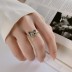 Vintage Doctor Cat Chain Open Rings 70400101
