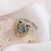 Vintage Doctor Cat Chain Open Rings 70400101