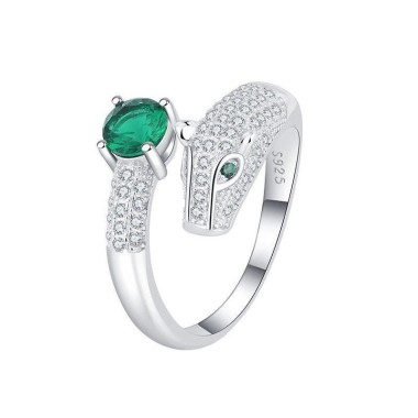 Zirconia Leopard Open Rings 70400102