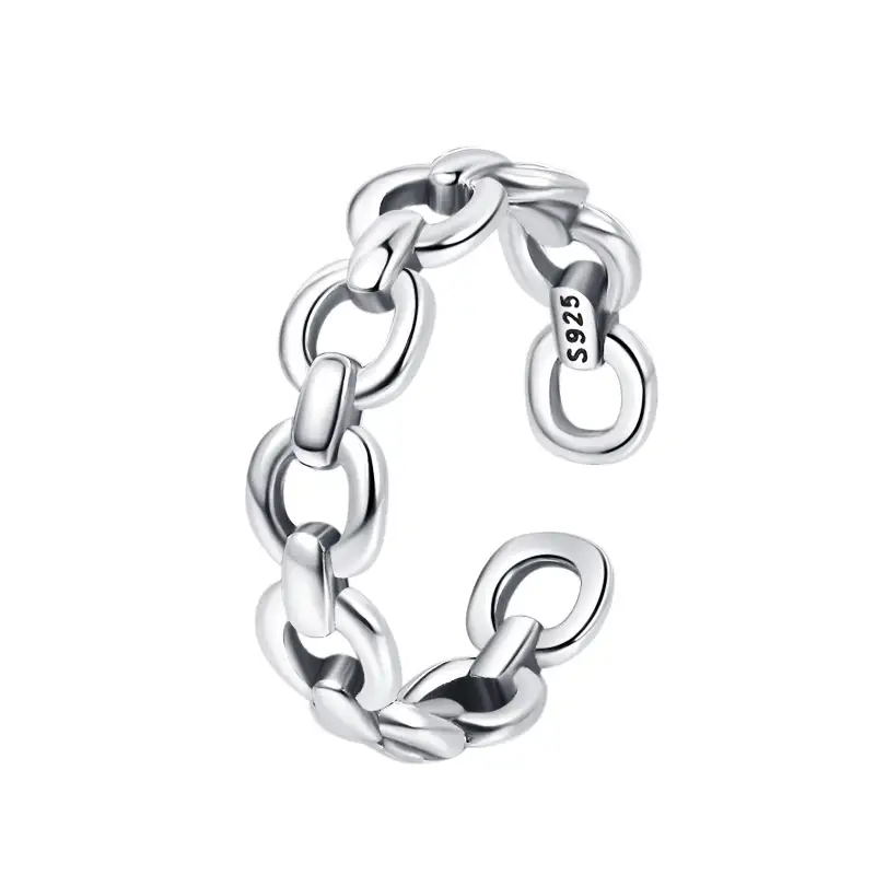 Silver Link Chain Toe Rings 70400107