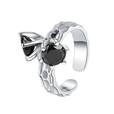 Vintage Black Zirconia Toe Rings 70400133