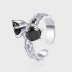 Vintage Black Zirconia Toe Rings 70400133