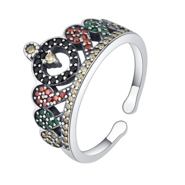 Vintage Zirconia Crown Toe Rings 70400134