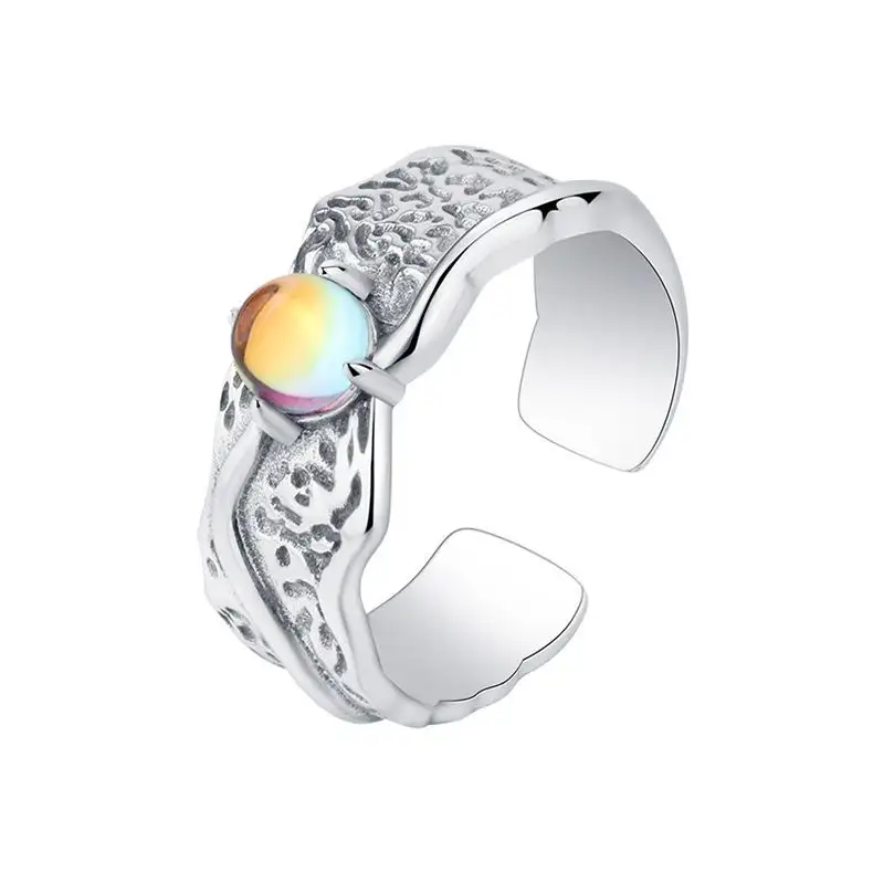 Vintage Hammer Moonstone Toe Rings 70400135