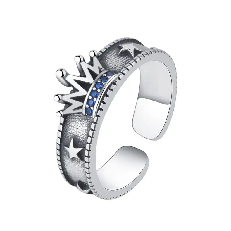 Vintage Zirconia Star Crown Toe Rings 70400136