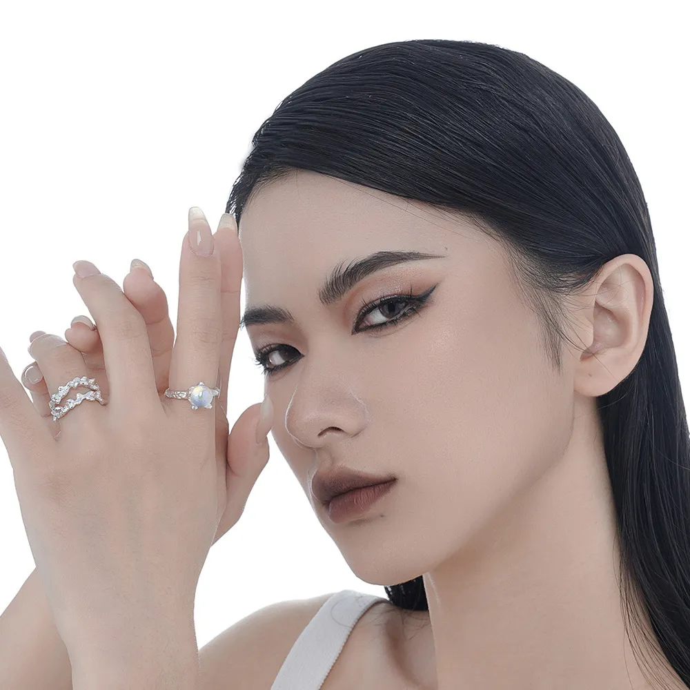 Hiphop Hollowed Irregular Toe Rings 70400147 - image2