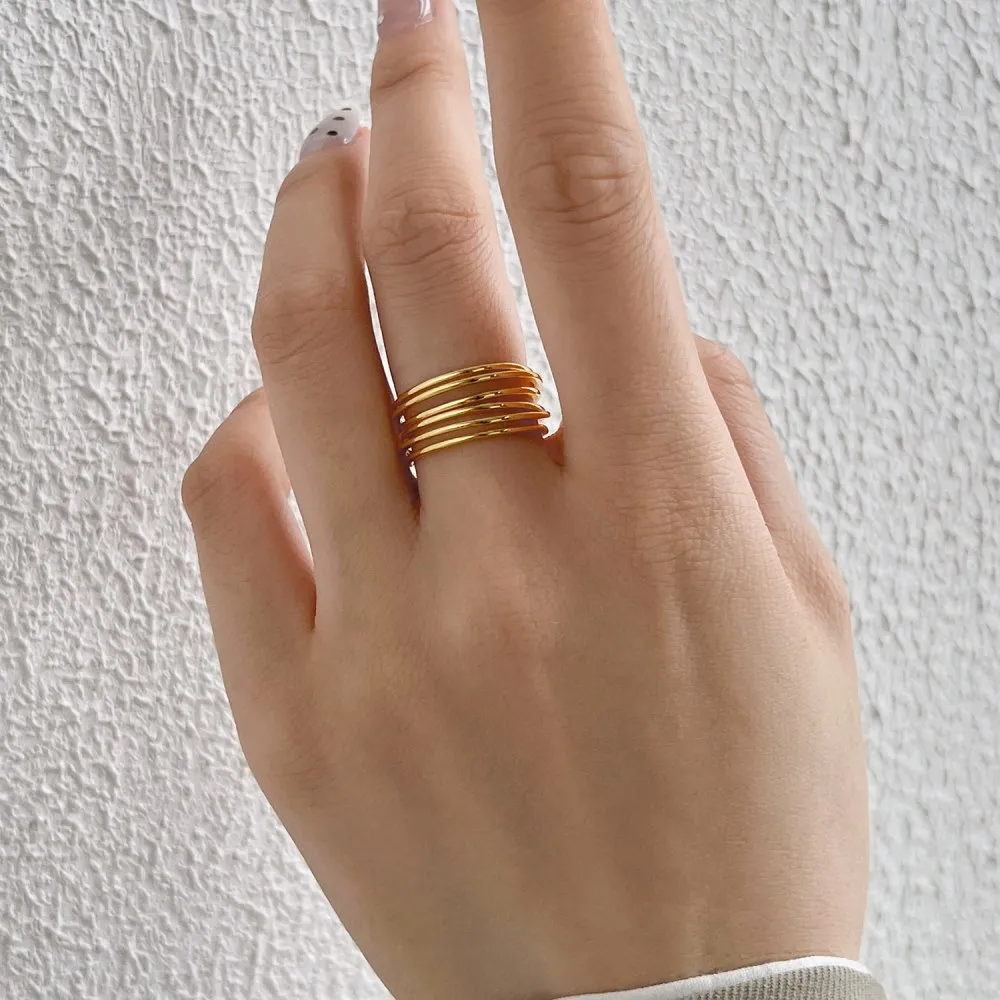 Punk Rolling Lines Toe Ring 70400178 - image2