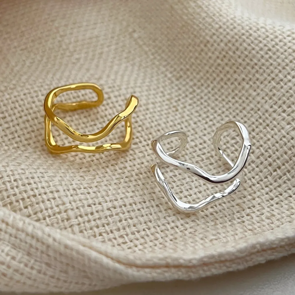 Punk Curved Lines Toe Ring 70400179 - image2