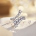 Irregular Shiny Zirconia Toe Ring 70400180