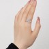 Irregular Shiny Pear Zirconia Toe Ring 70400181
