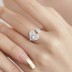 Double Heart Zirconia Toe Ring 70400182