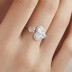 Double Heart Zirconia Toe Ring 70400182