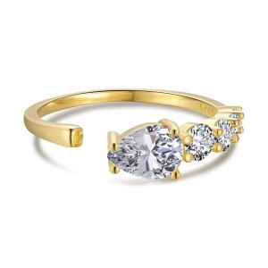 Unique Pear Zirconia Toe Ring 70400184
