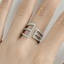 Punk Parallel Zirconia Toe Ring 70400185