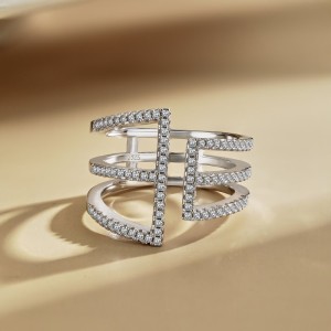 Punk Parallel Zirconia Toe Ring 70400185