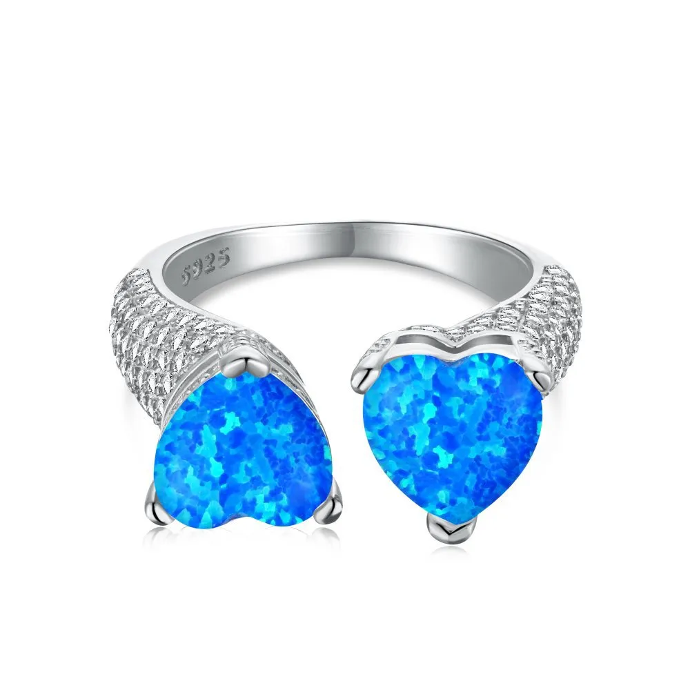 Heart Lab Opal Zirconia Toe Ring 70400186