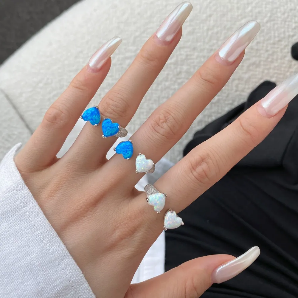 Heart Lab Opal Zirconia Toe Ring 70400186 - image1
