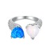 Heart Lab Opal Zirconia Toe Ring 70400186