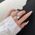 Heart Lab Opal Zirconia Toe Ring 70400186