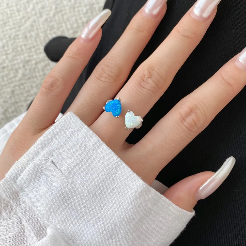 Heart Lab Opal Zirconia Toe Ring 70400186 - image2