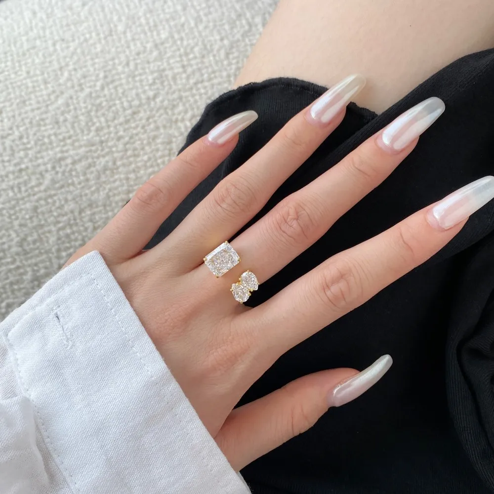 Sparkle 8A Raden Cut Zirconia Toe Ring 70400188 - image2