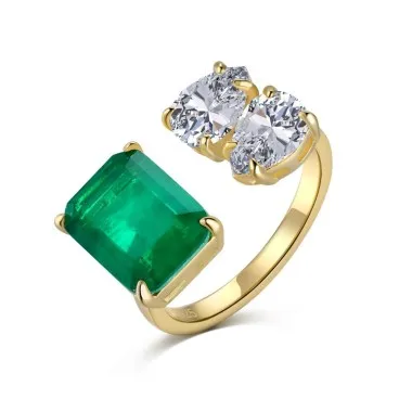 Unique Emerald Zirconia Toe Ring 70400189