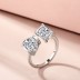 8A Ice Flower Cut Zirconia Toe Ring 70400191