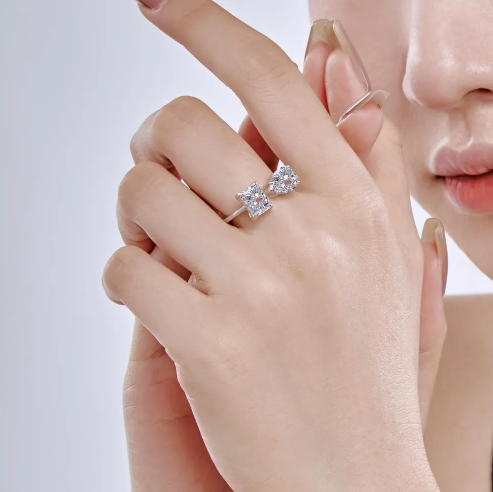 8A Ice Flower Cut Zirconia Toe Ring 70400191 - image2