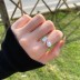 8A Ice Flower Cut Zirconia Toe Ring 70400191