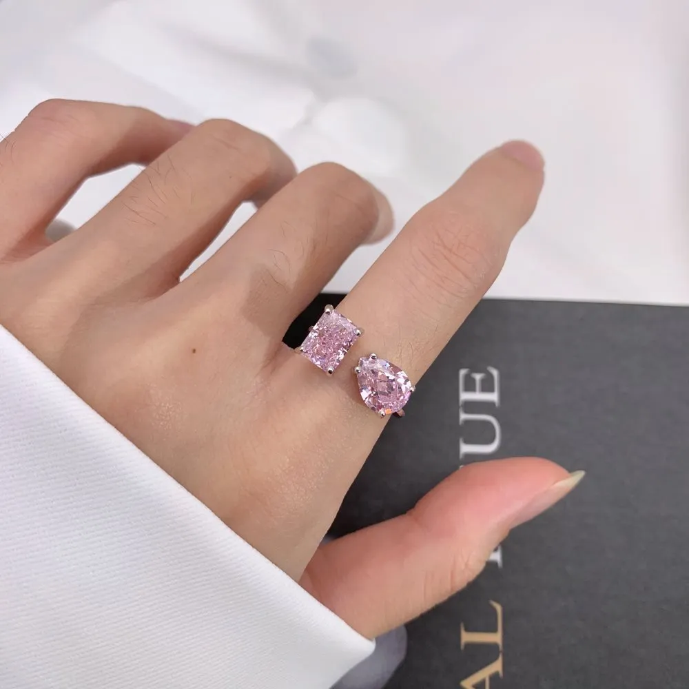 8A Ice Flower Cut Zirconia Toe Ring 70400191 - image3