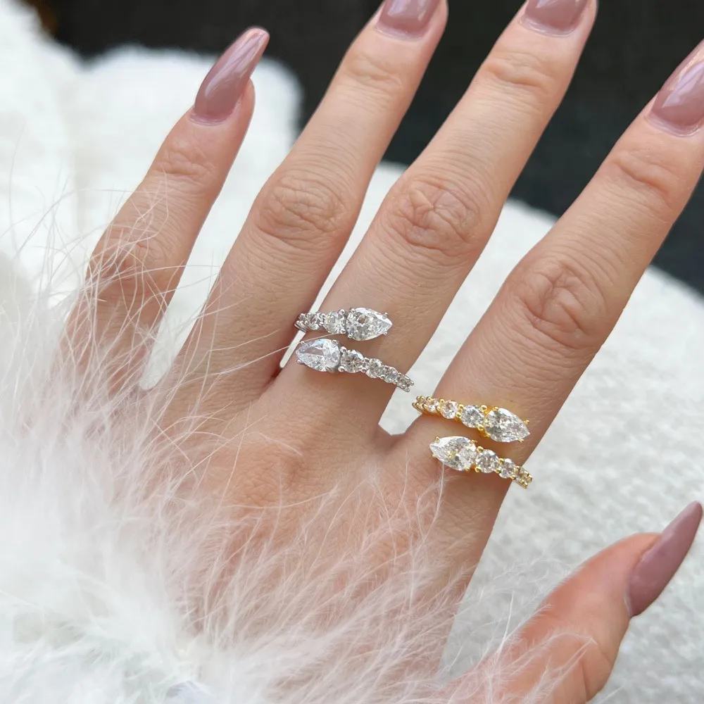 Luxury Pear Zirconia Toe Ring 70400194 - image3