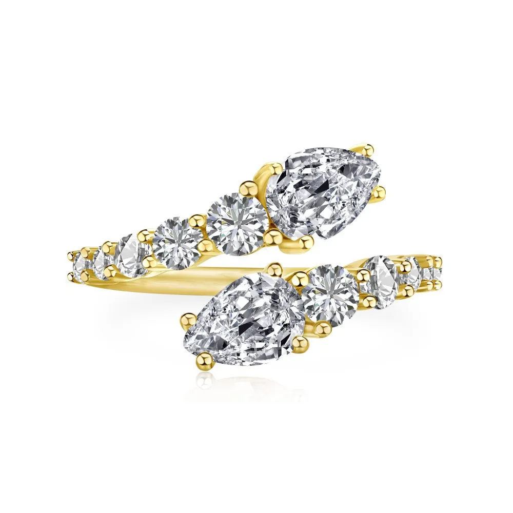 Luxury Pear Zirconia Toe Ring 70400194