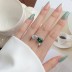 Elegant Emerald Zirconia Toe Ring 70400198