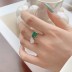 Elegant Emerald Zirconia Toe Ring 70400198