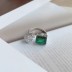 Elegant Emerald Zirconia Toe Ring 70400198