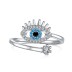 Unique Evil Eye Zirconia Toe Ring 70400200