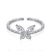 Vintage Butterfly Zirconia Toe Ring 70400203