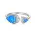 Waterdrop Lab Opal Zirconia Toe Ring 70400205