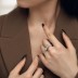 Luxury Double Heart Zirconia Toe Ring 70400206